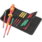 WERA - Kraftform Kompakt VDE 15 Torque 1,2-3,0 Nm extra slim 1 Tool Finder, 15-teilig 05006605001 SB