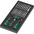 WERA - 9752 Schaumstoffeinlage Kraftform Kompakt Ratschen-Set 1, 24-teilig 05150152001