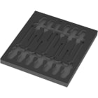 WERA - 9814 Schaumstoffeinlage Der Schraubmeißel Schraubendreher Set 1, ohne Werkzeug, 344 x 30 x 392 mm 05137314001