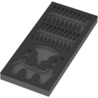WERA - 9852 Schaumstoffeinlage Kraftform Kompakt Ratschen-Set 1, ohne Werkzeug, 172 x 30 x 392 mm 05137352001