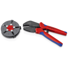 KNIPEX - MultiCrimp® Crimpzange mit Wechselmagazin für MC4, MC4 EVO 2 und weitere
