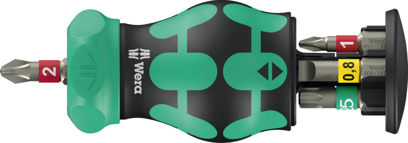 WERA - Kraftform Kompakt Stubby Magazin RA 1, 6-teilig
