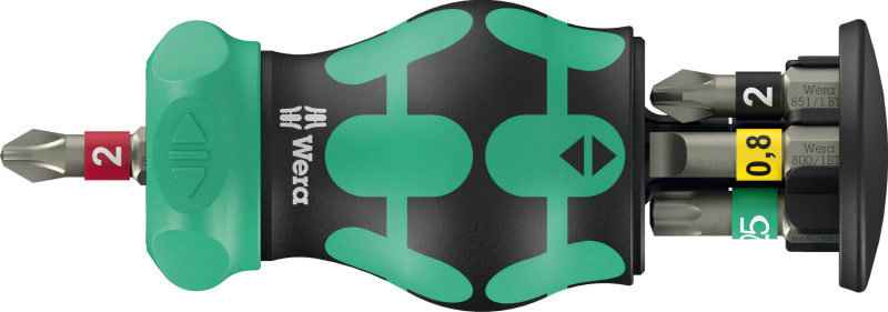 WERA - Kraftform Kompakt Stubby Magazin RA 2, 6-teilig