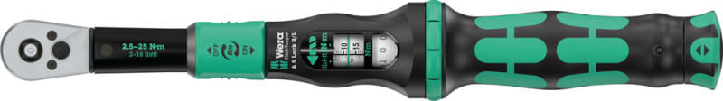 WERA - Click-Torque Lock A 5 R/L Drehmomentschlüssel, einstellbar, Lock Funktion