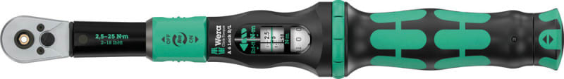 WERA - Click-Torque Lock A 6 R/L Drehmomentschlüssel, einstellbar, Lock Funktion