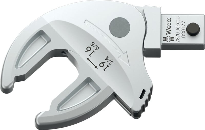 WERA - 7870 Joker L 16-19 / 9x12mm Selbstjustierender Einsteck-Maulschlüssel