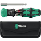 WERA - Kraftform Kompakt 28 RA mit Tasche Kombi-Ratschenschrauber mit 6 Bits