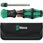 WERA - Kraftform Kompakt 25 RA-R mit Tasche Kombi-Ratschenschrauber mit 6 Bits