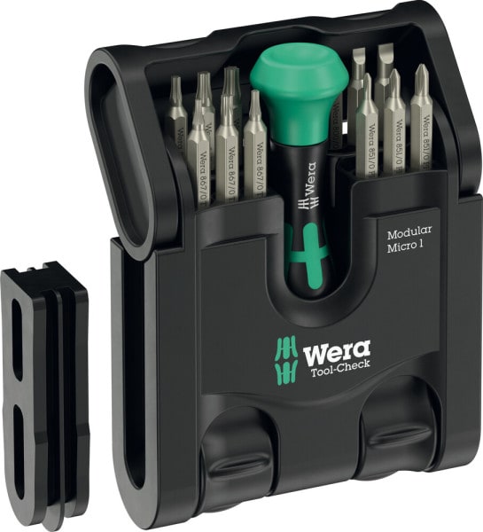 WERA - Tool-Check Modular Micro 1 Bits-Sortiment mit Ratsche