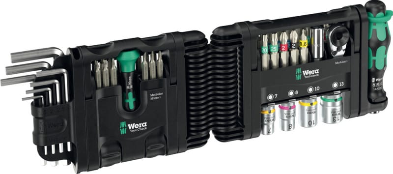 WERA - Tool-Check Modular Set 1 Bits-Sortiment mit Ratsche + Nüssen