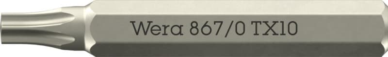 WERA - 867/0 Micro TX 10 x 30 mm TORX Bit