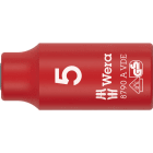 WERA - 8790 A VDE 5,0 VDE-isolierter Steckschlüsseleinsatz, 1/4''-Antrieb