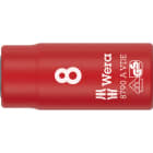 WERA - 8790 A VDE 8,0 VDE-isolierter Steckschlüsseleinsatz, 1/4''-Antrieb