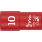 WERA - 8790 A VDE 10,0 VDE-isolierter Steckschlüsseleinsatz, 1/4''-Antrieb