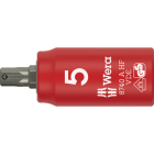 WERA - 8740 A VDE HF Hex-Plus 5,0 x 45 mm Zyklop Bitnuss, 1/4''-Antrieb, Haltefunktion