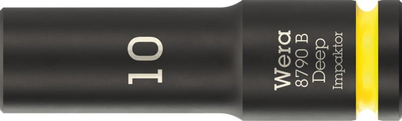 WERA - 8790 B Impaktor Deep 10,0 Steckschlüsseleinsatz, 3/8''-Antrieb