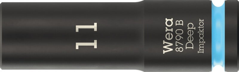 WERA - 8790 B Impaktor Deep 11,0 Steckschlüsseleinsatz, 3/8''-Antrieb