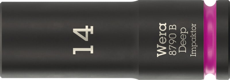 WERA - 8790 B Impaktor Deep 14,0 Steckschlüsseleinsatz, 3/8''-Antrieb