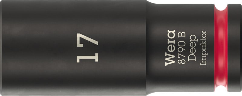 WERA - 8790 B Impaktor Deep 17,0 Steckschlüsseleinsatz, 3/8''-Antrieb