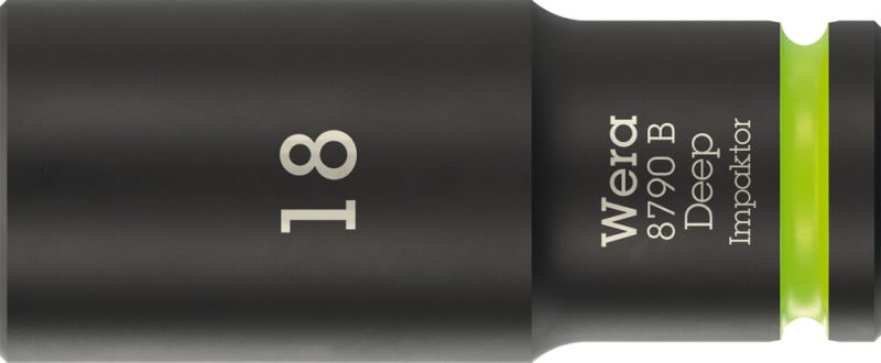 WERA - 8790 B Impaktor Deep 18,0 Steckschlüsseleinsatz, 3/8''-Antrieb