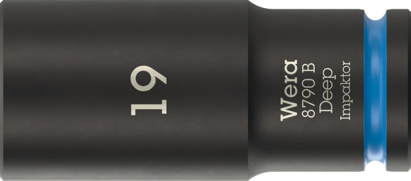 WERA - 8790 B Impaktor Deep 19,0 Steckschlüsseleinsatz, 3/8''-Antrieb