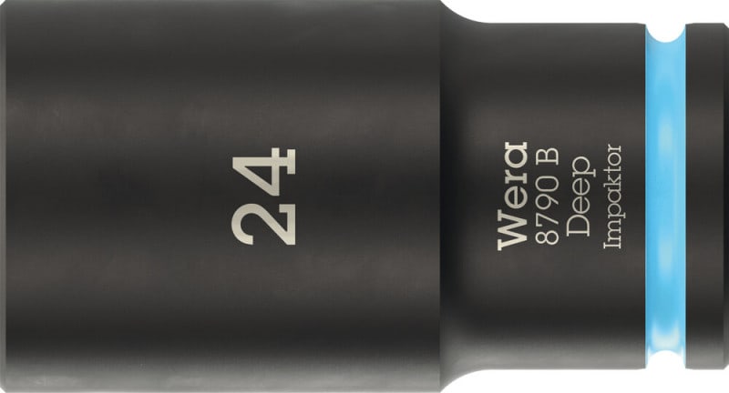 WERA - 8790 B Impaktor Deep 24,0 Steckschlüsseleinsatz, 3/8''-Antrieb