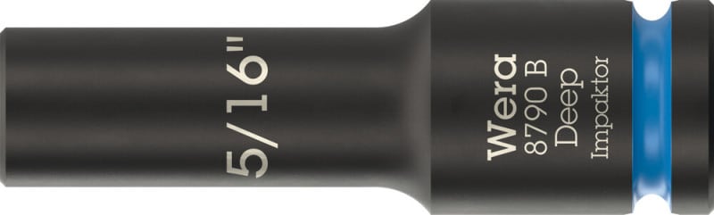 WERA - 8790 B Impaktor Deep 5/16'' Steckschlüsseleinsatz, 3/8''-Antrieb