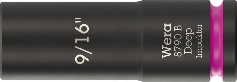 WERA - 8790 B Impaktor Deep 9/16'' Steckschlüsseleinsatz, 3/8''-Antrieb
