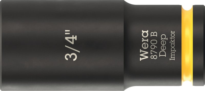WERA - 8790 B Impaktor Deep 3/4'' Steckschlüsseleinsatz, 3/8''-Antrieb