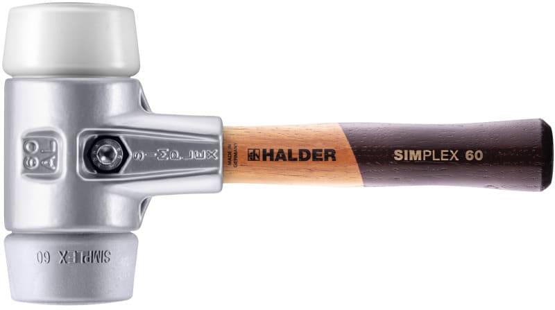 SIMPLEX - SIMPLEX-Schonhammer mit Aluminiumgehäuse und Holzstiel