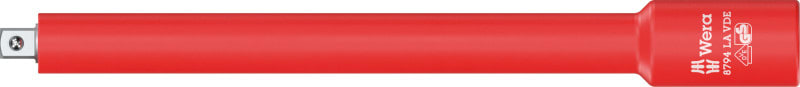 WERA - 8794 LA Zyklop VDE-Verlängerung, isoliert, lang, 1/4'', 1/4'' x 150 mm 05003301001