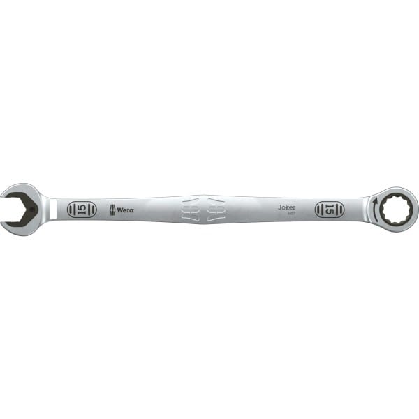 WERA - 6007 Joker Maul-Ringratschen-Schlüssel SB, lange Ausführung, 15 x 265 mm 0502035