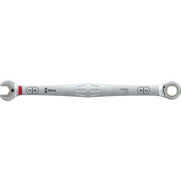 WERA - 6007 Joker Maul-Ringratschen-Schlüssel SB, lange Ausführung, zöllig, 3/8'' x 209
