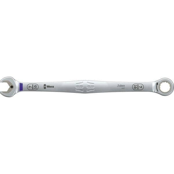 WERA - 6007 Joker Maul-Ringratschen-Schlüssel SB, lange Ausführung, zöllig, 7/16'' x 220
