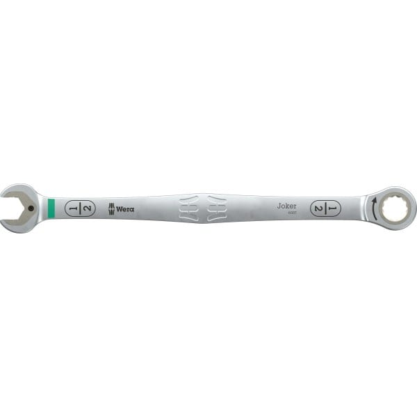 WERA - 6007 Joker Maul-Ringratschen-Schlüssel SB, lange Ausführung, zöllig, 1/2'' x 245