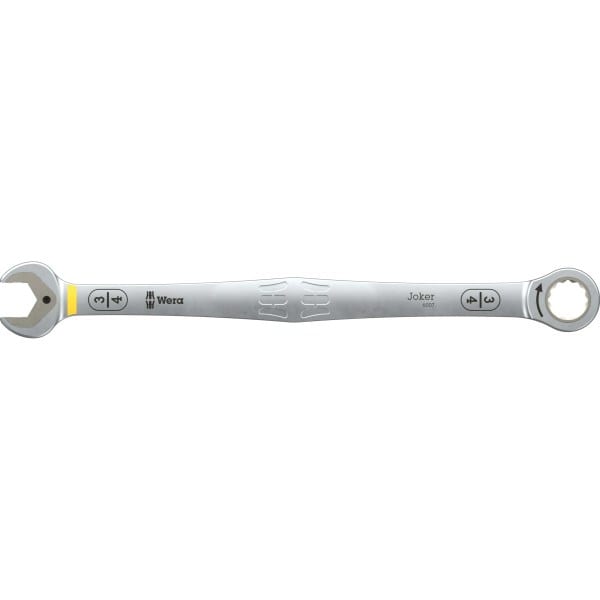 WERA - 6007 Joker Maul-Ringratschen-Schlüssel SB, lange Ausführung, zöllig, 3/4'' x 334