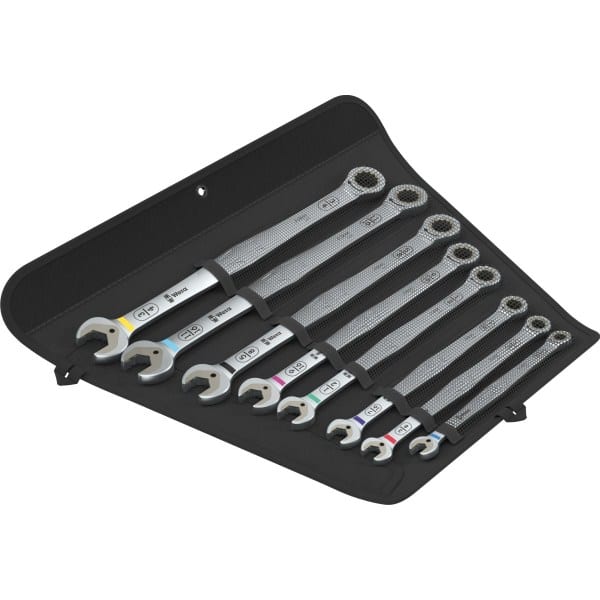 WERA - 6007 Joker Imperial 8 Set 1 Maul-Ringratschenschlüssel-Satz, zöllig, 8-teilig 05
