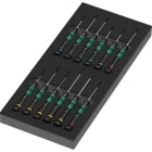 WERA - 9716 Schaumstoffeinlage Schraubendreher Kraftform Micro Set 2, 13-teilig 0515010