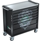 WERA - 9702 Tool Rebel Werkstattwagen Stainless XXL 2 05150132001 VDE