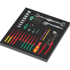 WERA - 9753 Schaumstoffeinlage Kraftform Kompakt Wartung Set 1, 45-teilig 05150153001 V
