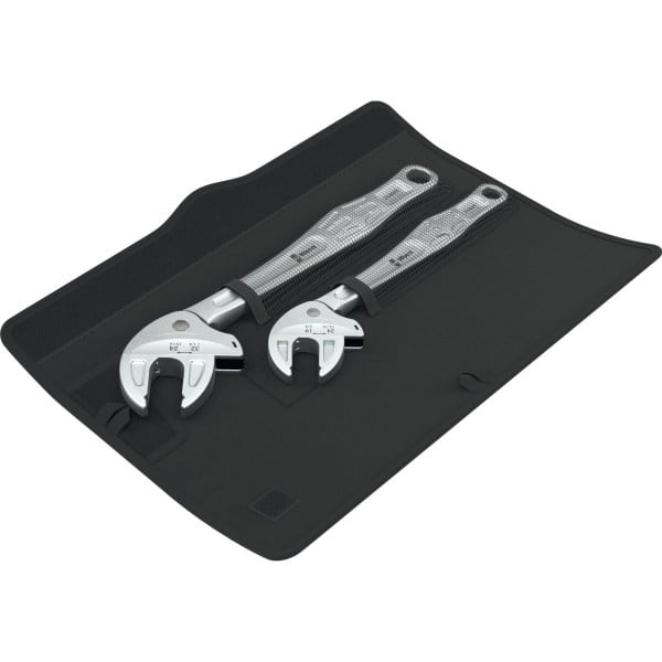 WERA - 6004 Joker 2 Set 1 Selbstjustierender Maulschlüssel-Satz, 2-teilig 05343820001