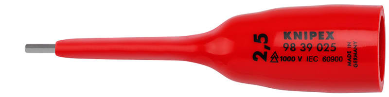 KNIPEX - KNIPEX Steckschlüsseleinsatz 3/8IN hex.2,5