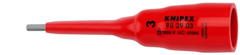 KNIPEX - KNIPEX Steckschlüsseleinsatz 3/8IN hex.3
