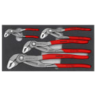 KNIPEX - Cobra®-Set in Schaumstoffeinlage für Werkstattwagen