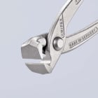 KNIPEX - Monierzange (Flechterzange) glanzverzinkt 250 mm, EAN