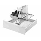 RITTERWERK - Einbau-Allesschneider ab50cm Metall li 65W D=17cm 0-14mm si