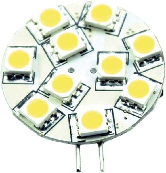 SCHARNBERGER+HASENBEIN - LED-Leuchtmittel 10 SMD Modul Ø 30mm dimmbar G4  10-30VDC 10-18VAC1,9W 160Lm