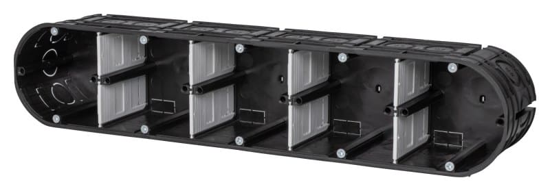F-TRONIC - UP Gerätedose massiv UP50, 5-fach, t=63mm