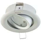 EVN - Decken-EBL rund schw. alu IP20 GX5,3 max. 50W 12V