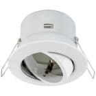 EVN - Decken-EBL rund schw. weiß IP20 GX5,3 max. 50W
